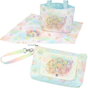 おてふきキャリー ランチケース カラフルハピネス ダッフィー ディズニーシー スーベニア 新品 ディズニーシー ポーチ