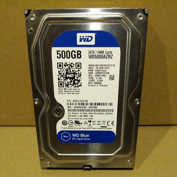 送料無料 3.5インチ HDD 500GB