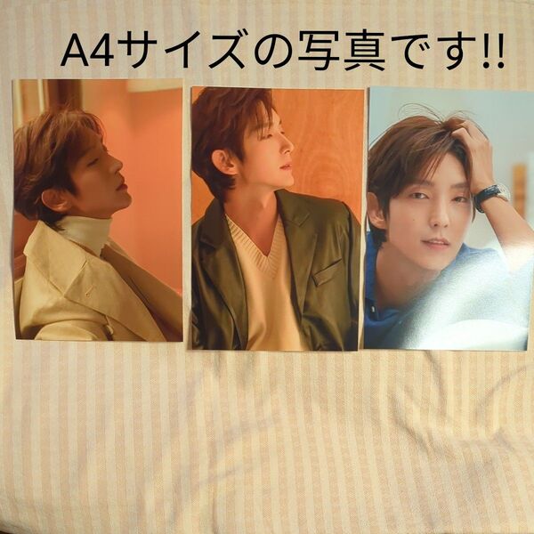 イ・ジュンギ LIPSS 公式写真 A4サイズマットタイプ 3枚おまとめ 他 おまけ付き!