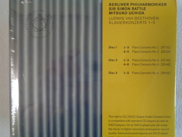 送料込　1000セット限定　新品　ベートーヴェン【交響曲全集+ピアノ協奏曲全集】ＢＯＸ。SACD/CD・8枚組）BPHR-200341