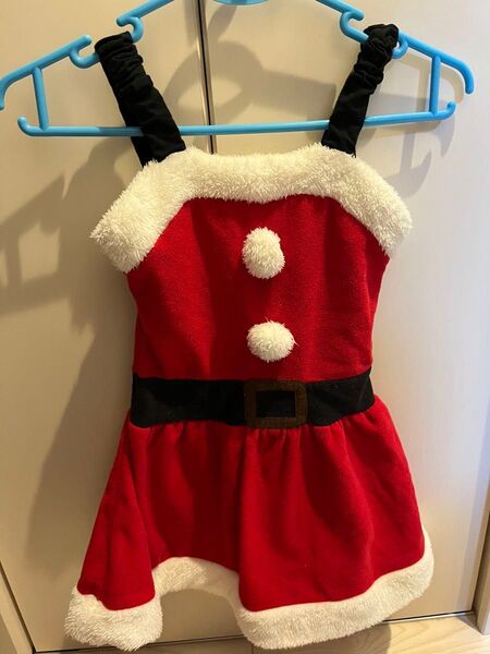 クリスマス サンタクロース 子供 服 仮装 コスプレ 110cm ワンピース サンタ服