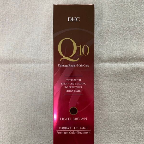 DHC Q10プレミアム カラートリートメント ヘアカラートリートメント ライトブラウン 白髪用