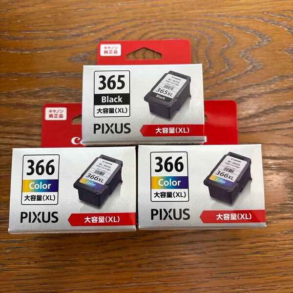 【計3点】Canon PIXUS インク BC-365XL 366XL 大容量