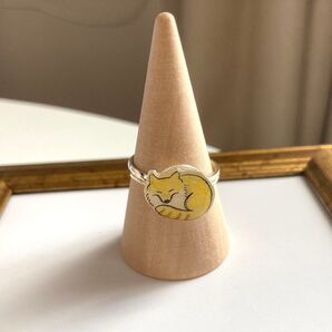 おねんねきつねリング