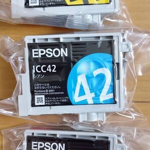 EPSON インクカートリッジ 3個セット ICY42 ICC42 ICM31