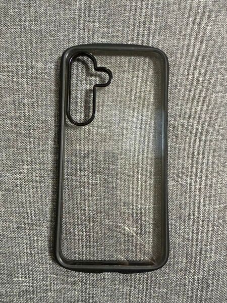 galaxy s25 ケース 黒と透明の合わせ