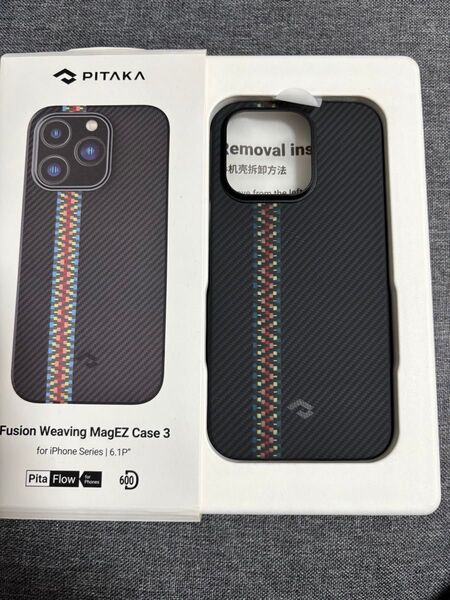 PITAKA アラミド繊維浮織 iPhone14 Pro ケース MagEZ