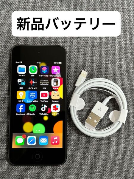 iPod touch第7世代32GB音楽プレーヤー新品バッテリー超美品グレー