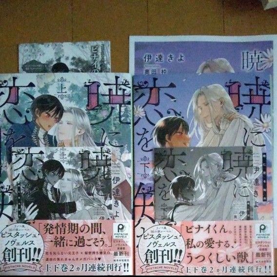 暁に恋を知れ 上 下(PISTACHE NOVELS) 伊達きよ/著