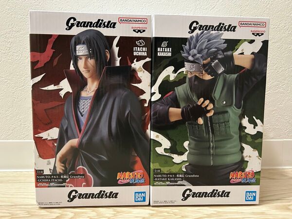 NARUTO-ナルト- 疾風伝 Grandista-うちはイタチ&はたけカカシ 2個セット