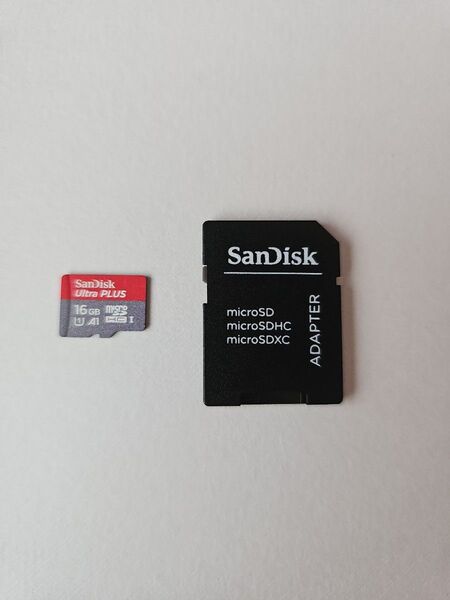マイクロSDカード SanDisk サンディスク Ultra PLUS 16GB SDHC