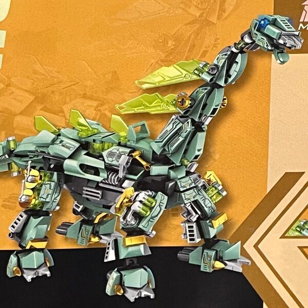 671pcs ブラキオサウルス lego互換 メカ ロボ ブロック