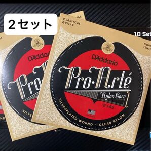 DADDARIO ダダリオ EJ45 Pro-Arte Nylon Core クラシックギター弦 2セット