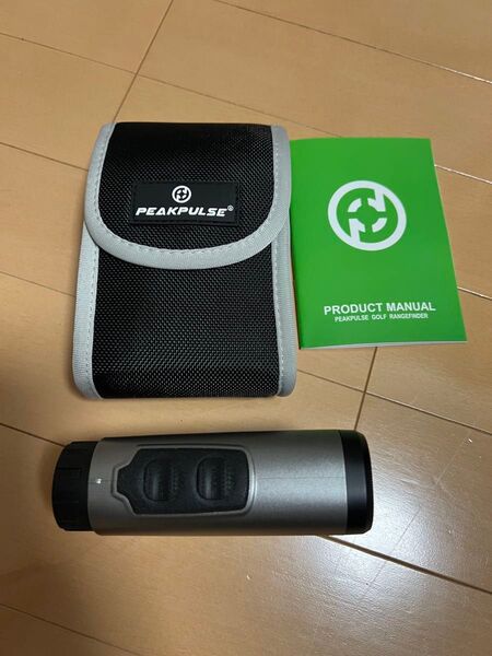 【美品】PEAKPULSE ゴルフレーザー距離計 光学6倍望遠