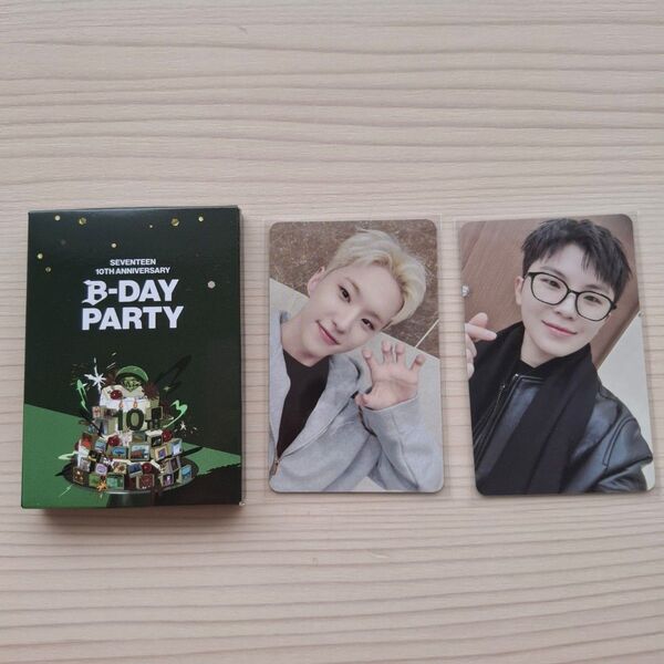 SEVENTEEN 10周年 B-DAY PARTYスタンプラリー トレカ ホシ ウジ