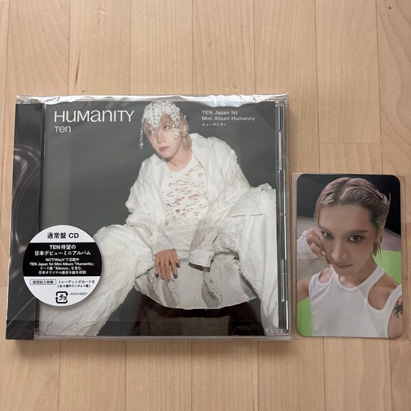 TEN Japan 1st Mini Album『Humanity』通常盤CD 開封済み ランダムトレカなし mu-moトレカ付き