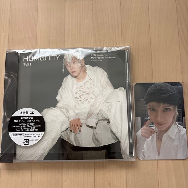 TEN Japan 1st Mini Album『Humanity』通常盤CD 開封済み ランダムトレカなし mu-moトレカ付き