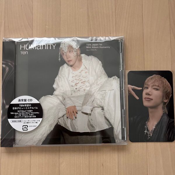 TEN Japan 1st Mini Album『Humanity』通常盤CD 開封済み ランダムトレカなし mu-moトレカ付き