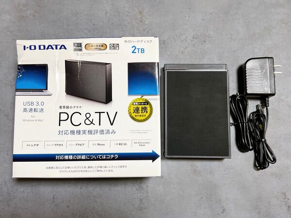 I-O DATA 外付けハードディスク 2TB HDCZ-UTL2K