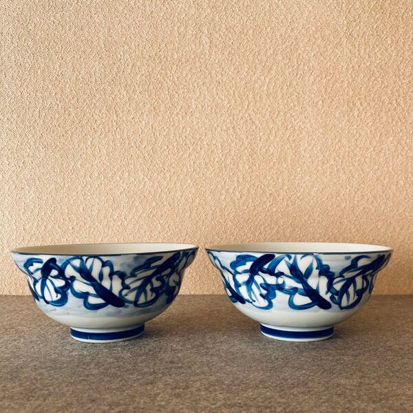 丼 どんぶり 呉須 染付 手描き ハンドメイド 陶芸 窯元 まとめ売り 鉢