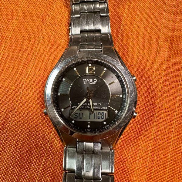 腕時計 CASIO LINAGE 電波ソーラー 可動品