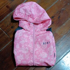レディースパーカーROXY ウィンドブレーカー ピンク 花柄