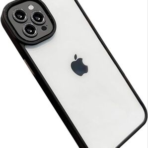 iPhone15 Pro Max 用ケース ブラック 保護フィルム付き