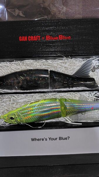 限定 ブルーブルー×ガンクラフト ジョインテッドクローマグナム 釣りフェス フィッシングショー 2色セット