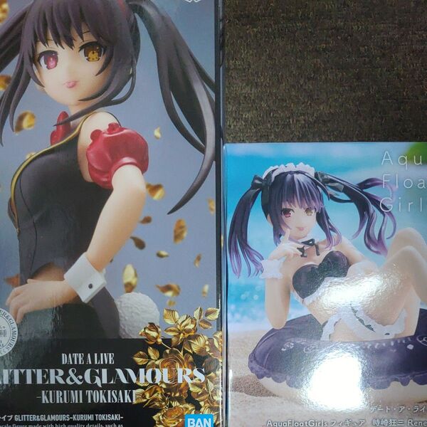 デート・ア・ライブ フィギュア Aqua Floot Girls GLITTER&GLAMOURS 時崎狂三 2体セット