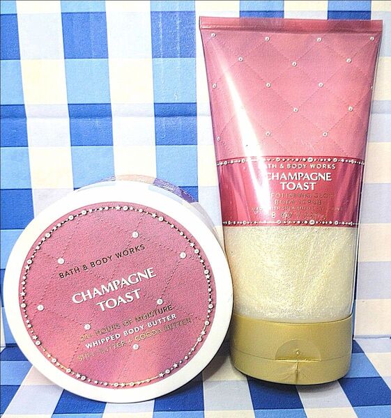 ◆ Bath&Body Works / バス&ボディワークス ☆シャンパントースト / ボディバター&ボディスクラブ
