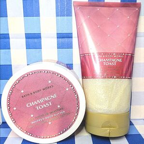 ◆ Bath&Body Works / バス&ボディワークス ☆シャンパントースト / ボディバター&ボディスクラブ