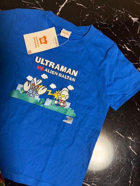 新品未使用 タグ付き ウルトラマン バルタン星人 Tシャツ 120 バンダイ 半袖Tシャツ