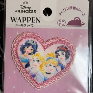 ディズニープリンセス ワッペン アイロン接着式 ダイソー DAISO セリア