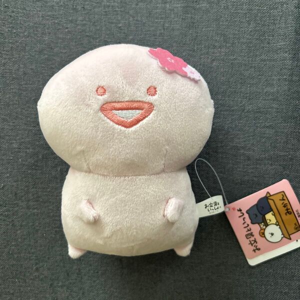 お文具といっしょ さくらいろぬいぐるみ お文具さん
