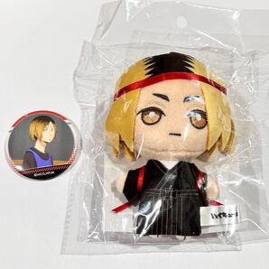【ハイキュー】音駒 研磨 場面写 缶バッジ マスコット ぬいぐるみ 応援団