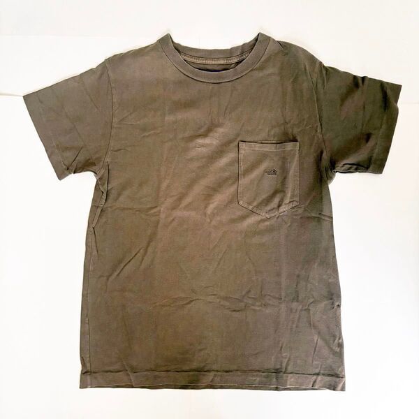 THE NORTH FACE ノースフェイス パープルレーベル NT3753N S サイズ ポケットTシャツ ブラウン 無地