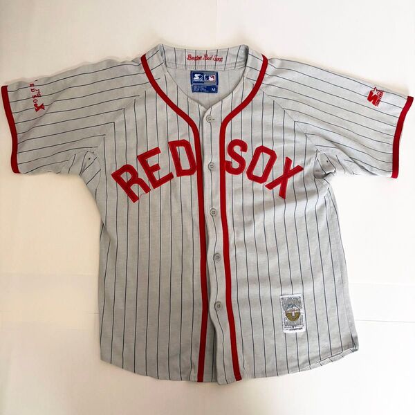 ベースボールシャツ スターター STARTER ボストン・レッドソックス M REDSOX ユニフォーム MLB 野球