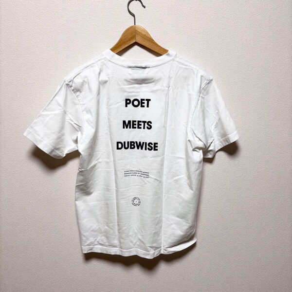 POET MEETS DUBWISE PMD LOGO T-SHIRT WHITE Tシャツ ホワイト 半袖Tシャツ カットソー