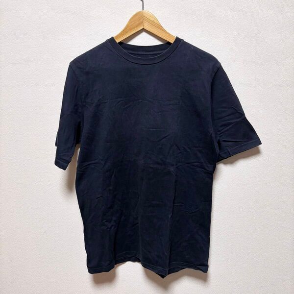 Graphpaper グラフペーパー Tシャツ サイズ2 navy 半袖 クルーネック 無地 カットソー