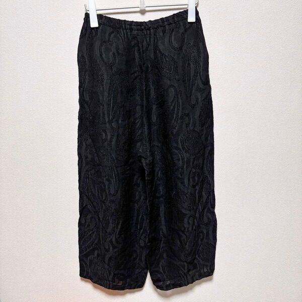 Needles 21SS H.D.P. Pant ペイズリーカットジャガードヒザデルパンツ シースルー ワイドパンツ ニードルス
