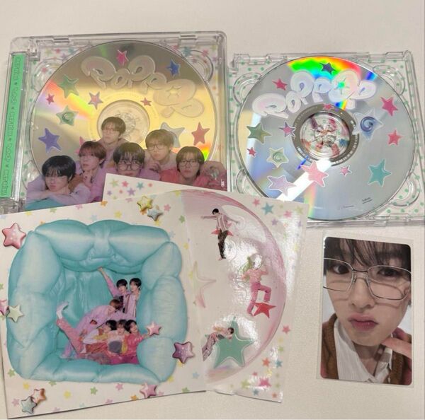 NCT WISH poppop ジュエルケース 全員ver. サクヤ ウィチュ シオン リク ユウシ リョウ ジェヒ wichu