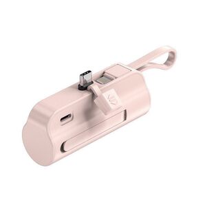 モバイルバッテリー超小型軽量 5000mAh Lightning-Type-C