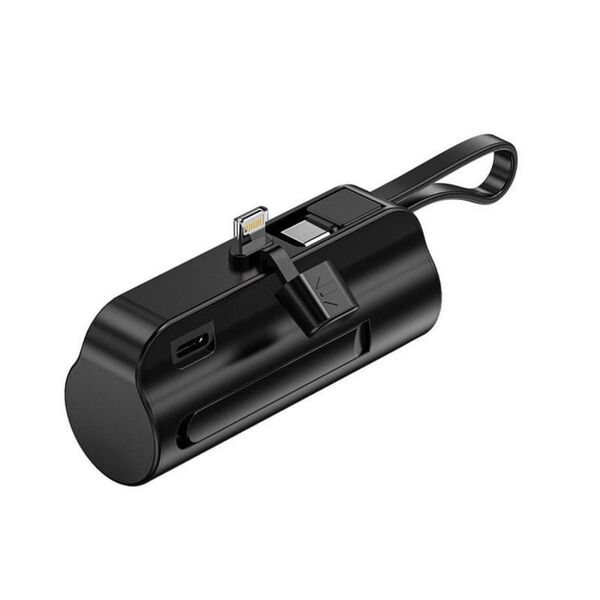 モバイルバッテリー超小型軽量 5000mAh Lightning-Type-C