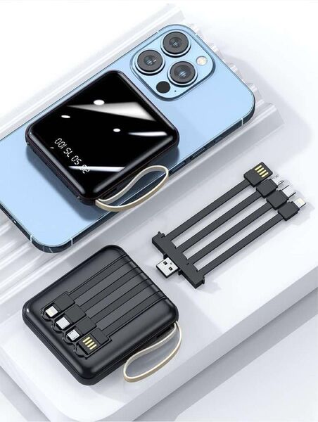 モバイルバッテリー 20000mAh 携帯充電器 Type-C iPhone対応