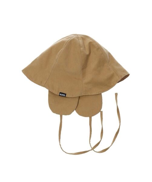 【新品タグ付】MILKFED.(ミルクフェド)ロゴイヤーフラップハット ベージュ