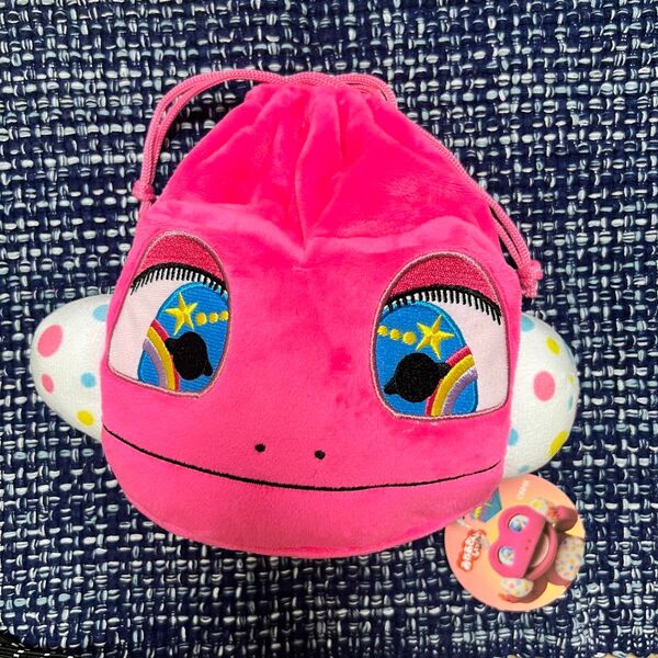 【非売品】新品タグ付 けけちゃま きんちゃくポーチ おかあさんといっしょ