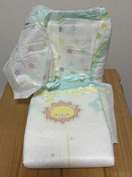 大人用紙オムツ LittleKings M 2枚 不織布 4枚テープ止め サイン付き abu ABDL