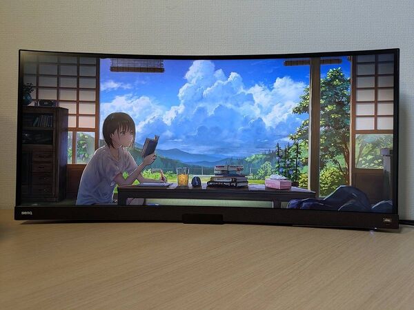 BenQ EW3880R IPS HDRi 湾曲 ウルトラワイド モニター 37.5インチ 曲面 ベンキュー ゲーミング 液晶