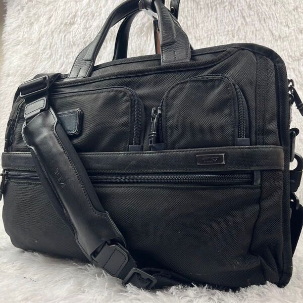 TUMI ALPHA2 ビジネスバッグ 3way リュックサック A4PC収納 黒 トゥミ アルファ ショルダーバッグ