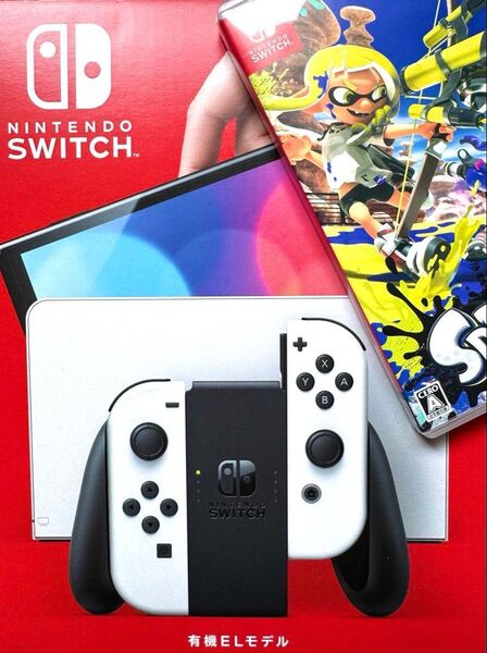 【お得なセット出品】Nintendo Switch(有機ELモデル) ホワイト&スプラトゥーン3ソフト